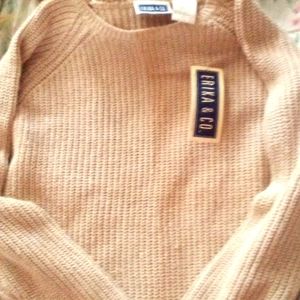 Cream Legging sweater size L (new)